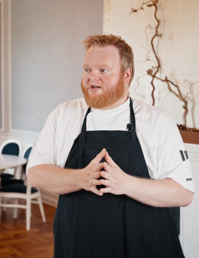 Kim Madsen, køkkenchef på Egelund Slot